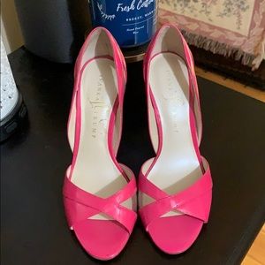 Ivanka Trump heels size 7.5 hot pink